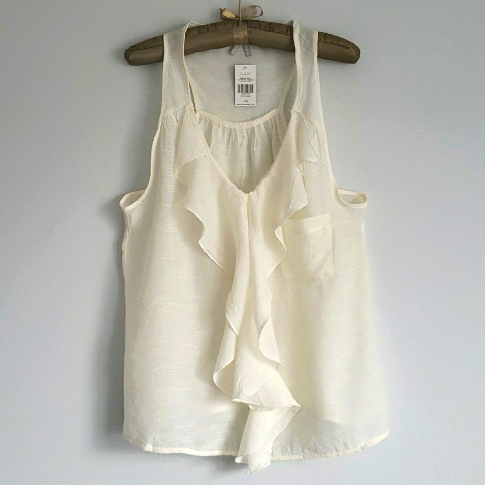 Max Rave sleeveless top blouse